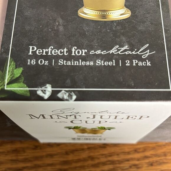 Copper Finish/ Stainless steel  Mint Julep Cups Tumblers 16 oz - set of 2 Cups - Picture 3 of 5